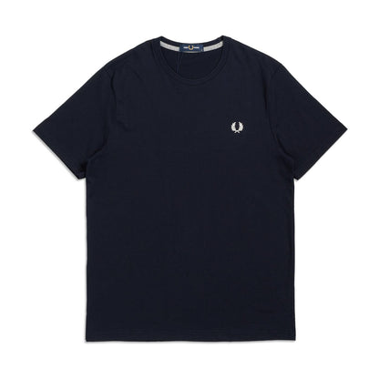 Fred Perry Crew T-Shirt Navy  - M1600-608