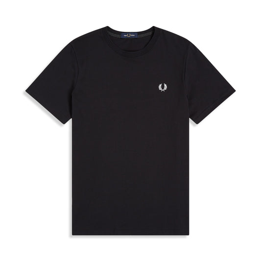 Fred Perry Crew Neck T-Shirt Black  - M1600V-102