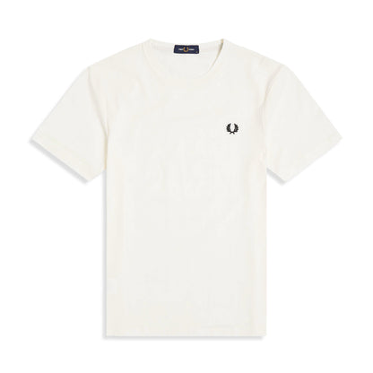 Fred Perry Crew Neck T-Shirt Snow White  - M1600V-129