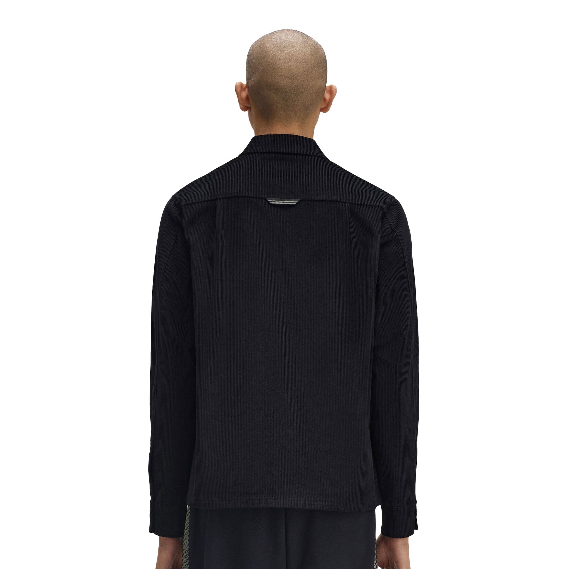 Fred Perry Corduroy Overshirt Black  - M1717-102