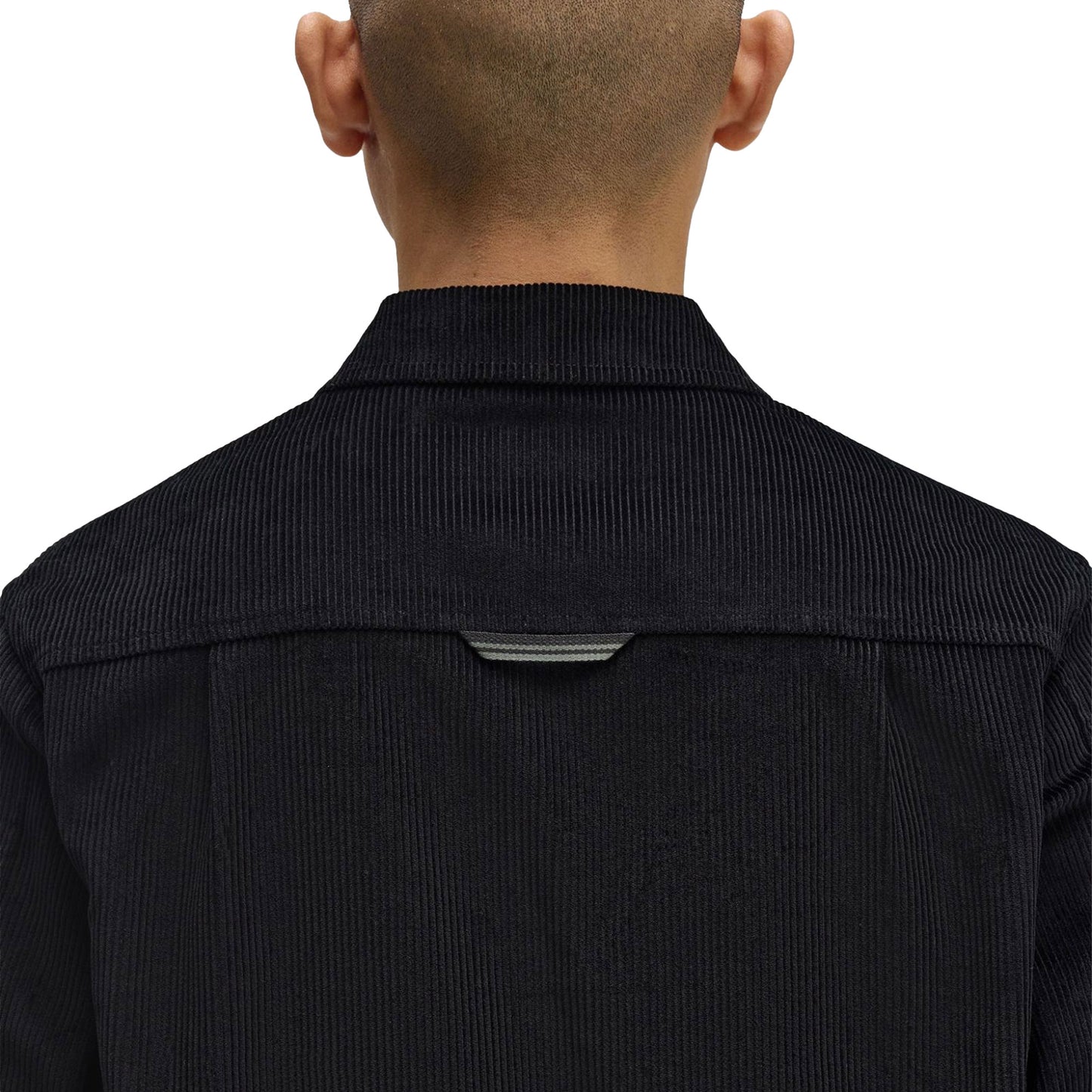Fred Perry Corduroy Overshirt Black  - M1717-102