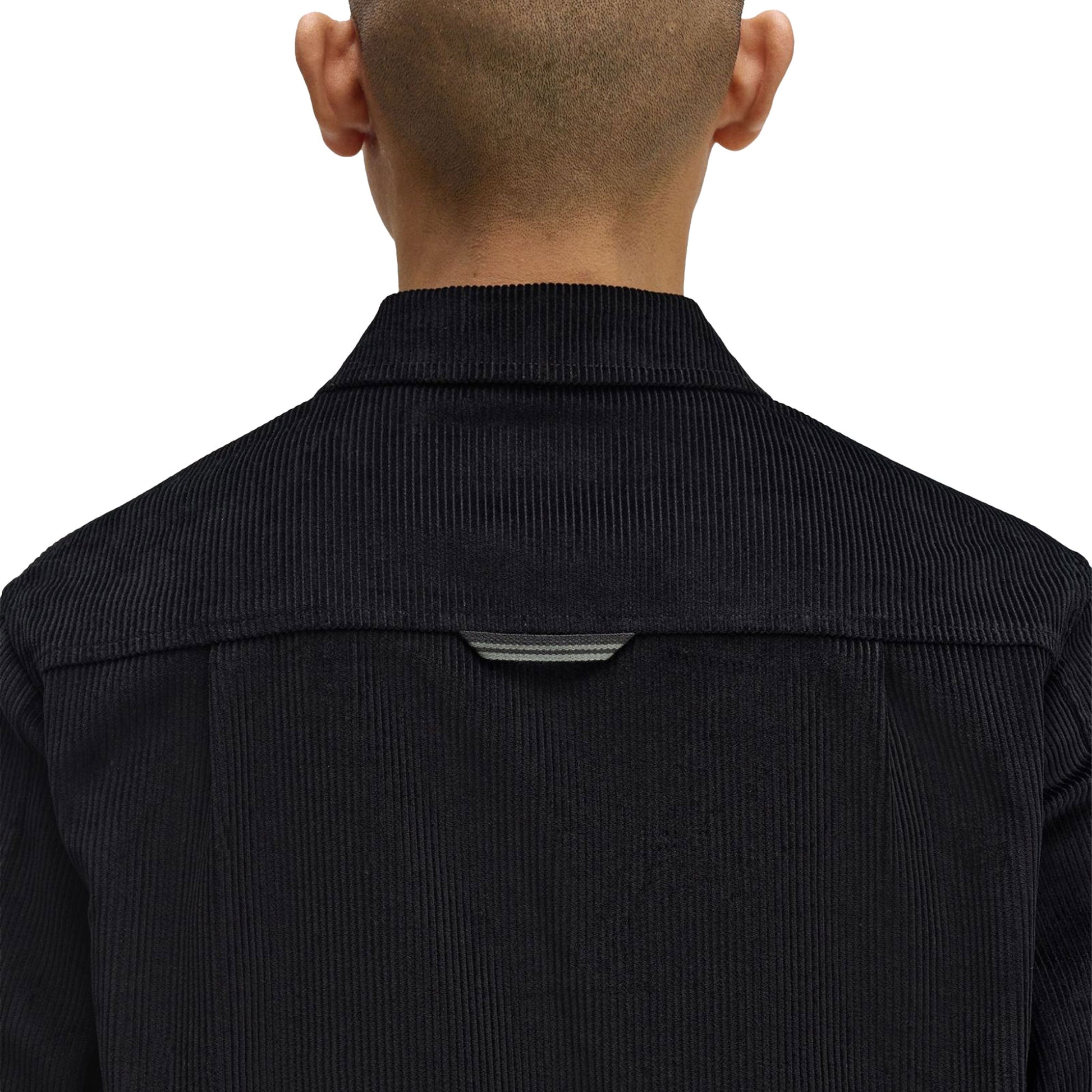 Fred Perry Corduroy Overshirt Black  - M1717-102