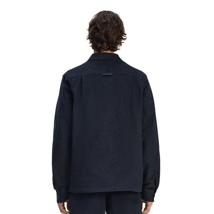 Fred Perry Corduroy Overshirt Navy/White  - M1717-608