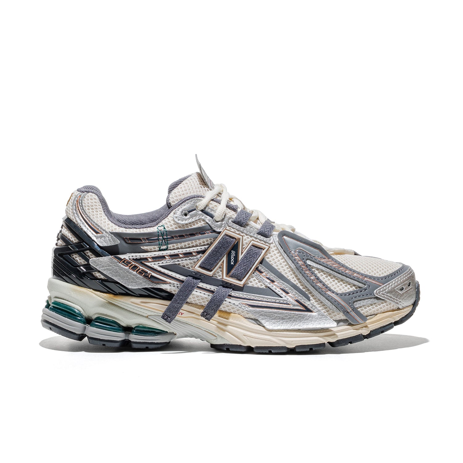 New Balance 1906 Silver Metallic/Castlerock/Gold Metallic  - M1906AD