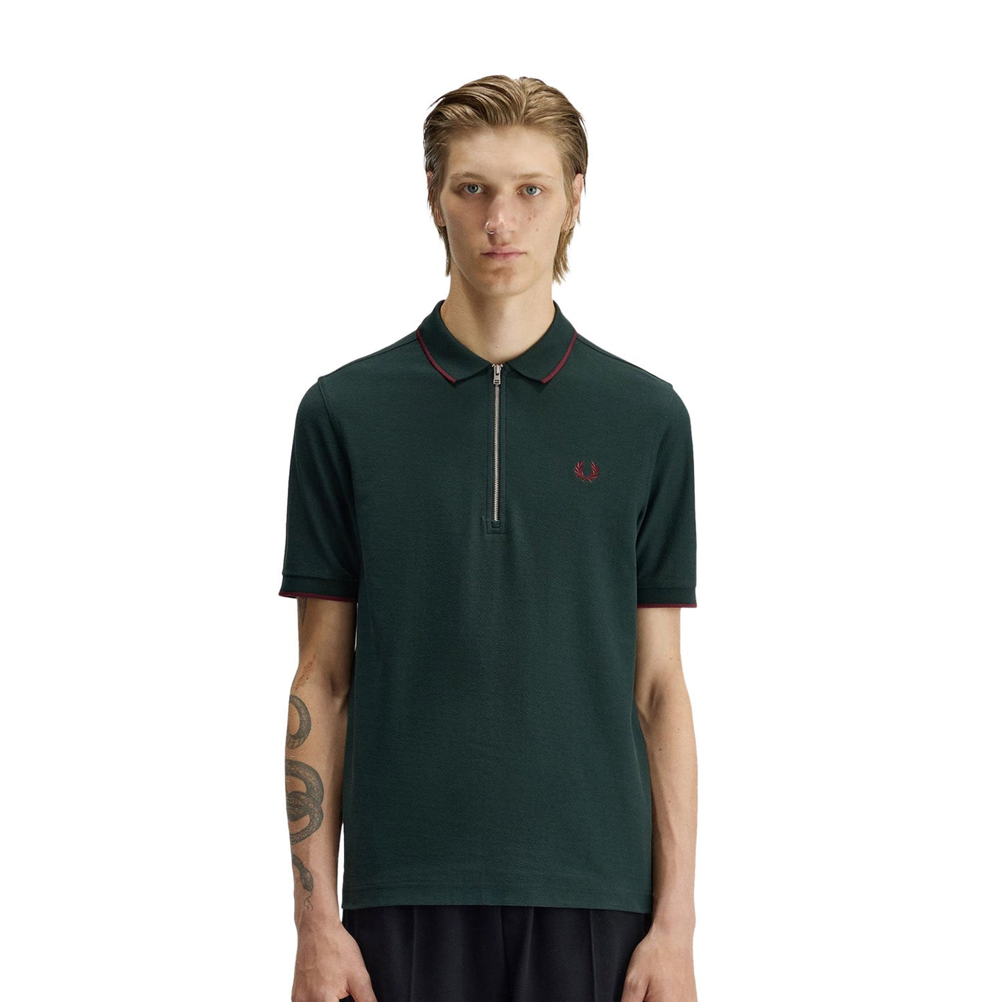 Fred Perry Crepe Piqué Polo Shirt Grassroots  - M2383-30A