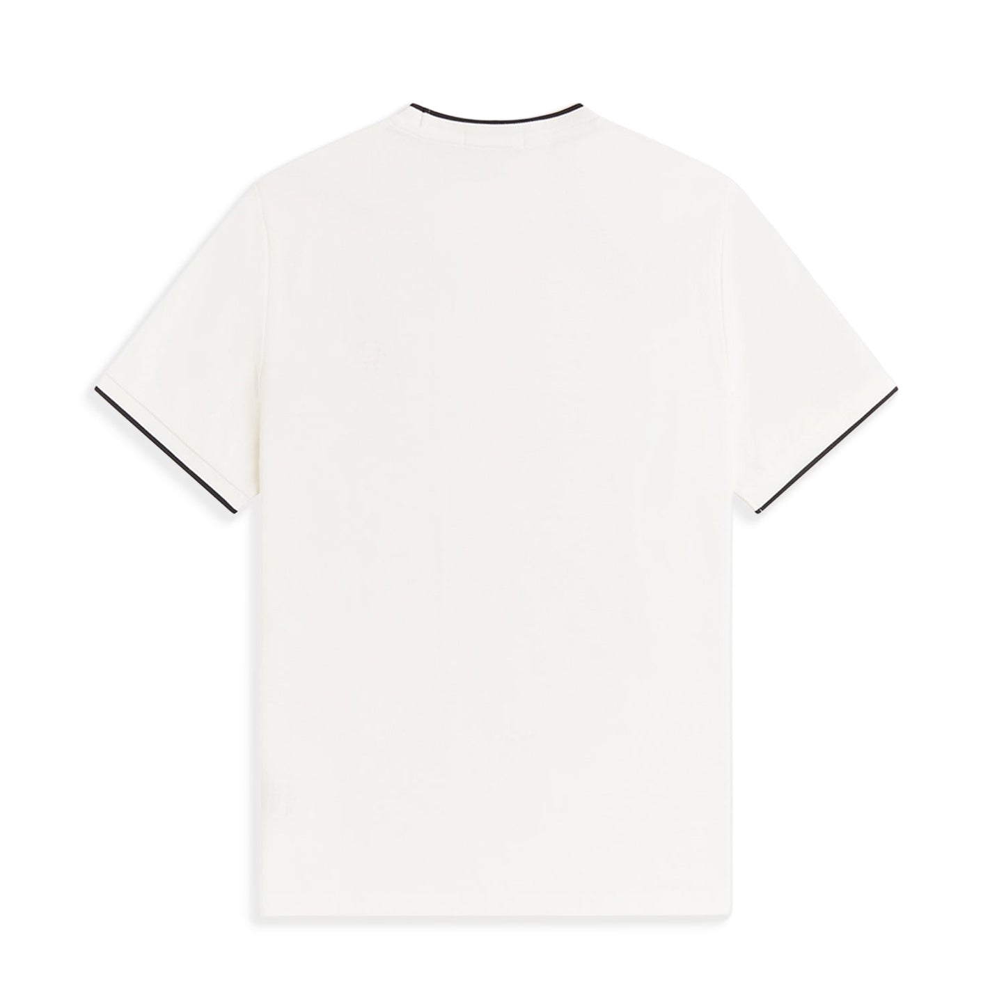 Fred Perry Trim Detail Crepe Pique T-Shirt Snow White  - M2397-303