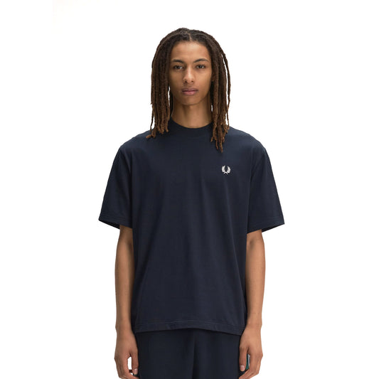 Fred Perry Back Print Fred Perry T-Shirt Navy  - M2475-608
