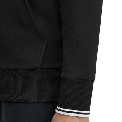 Fred Perry Tipped Hooded Sweatshirt Black