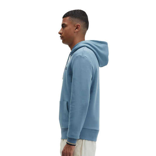 Fred Perry Tipped Hooded Sweatshirt Ash Blue  - M2643-P13