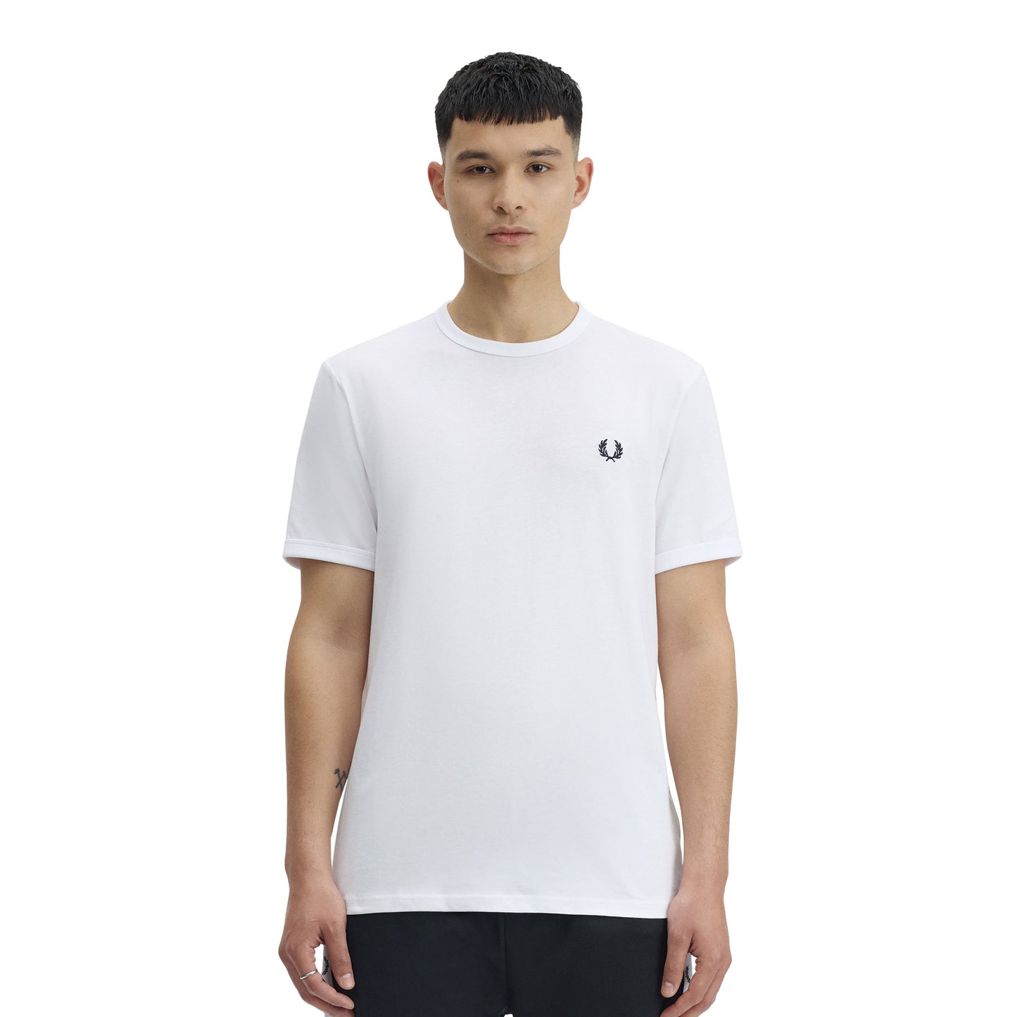 Fred Perry Ringer T-Shirt White