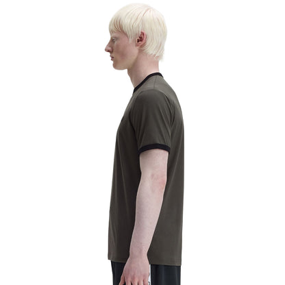 Fred Perry Ringer T-Shirt Field Green  - M3519-148