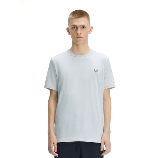 Fred Perry Ringer T-Shirt Dusky Blue  - M3519-28A