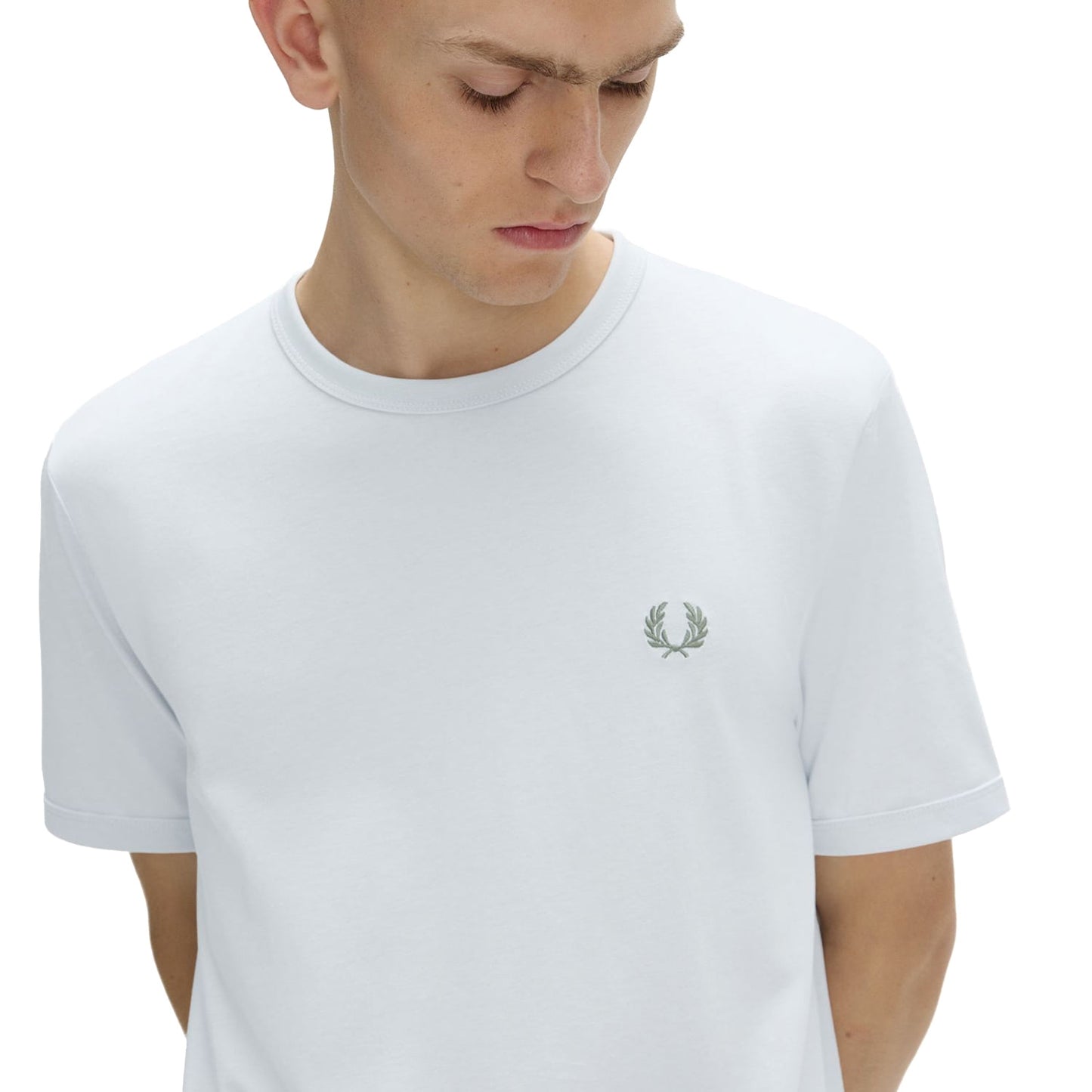 Fred Perry Ringer T-Shirt Dusky Blue  - M3519-28A