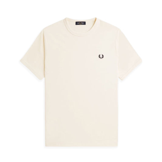 Fred Perry Ringer T-Shirt Ecru  - M3519-30B
