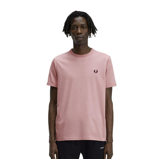 Fred Perry Ringer T-Shirt Chalky Pink  - M3519-R51