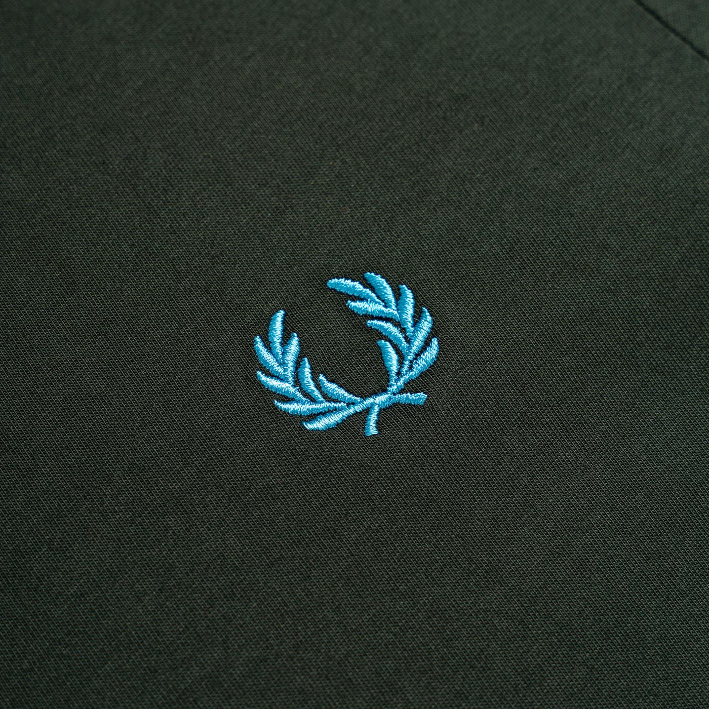 Fred Perry Ringer T-Shirt Night Green  - M3519-T61
