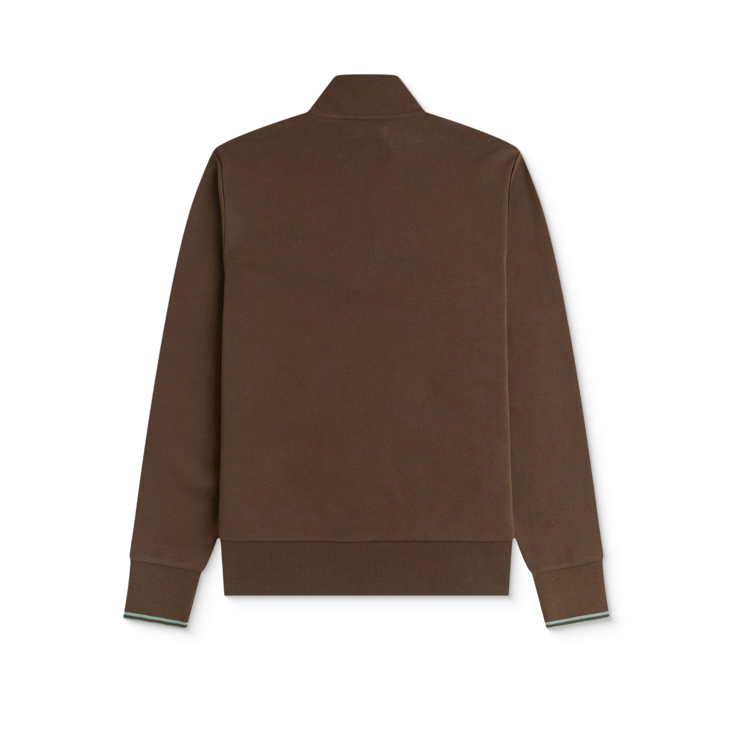 Fred Perry Half-Zip Sweatshirt Burnt Tobacco/Stockport Blue  - M3574-49A