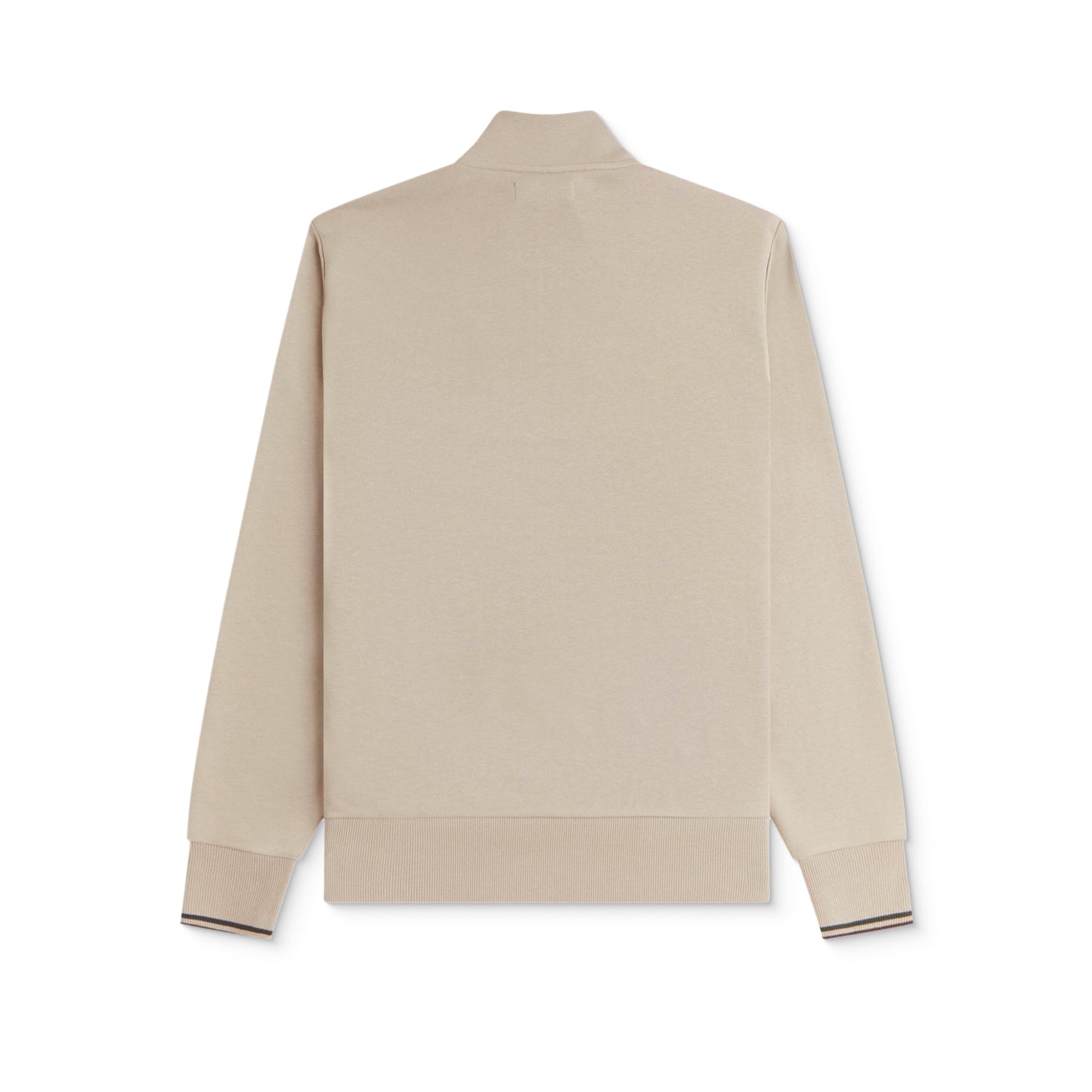 Fred Perry Half-Zip Sweatshirt Warm Oat/Court Green  - M3574-50A