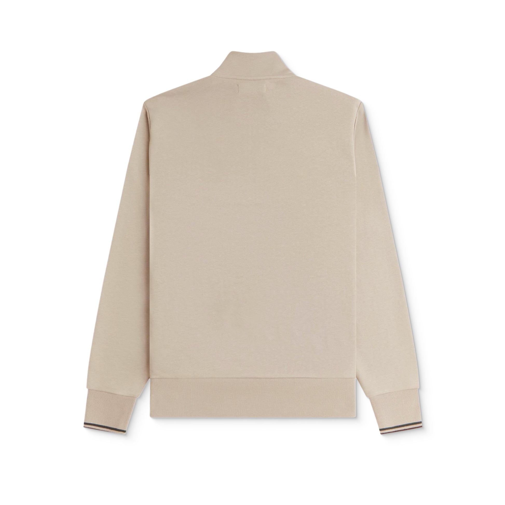 Fred Perry Half-Zip Sweatshirt Warm Oat/Court Green  - M3574-50A