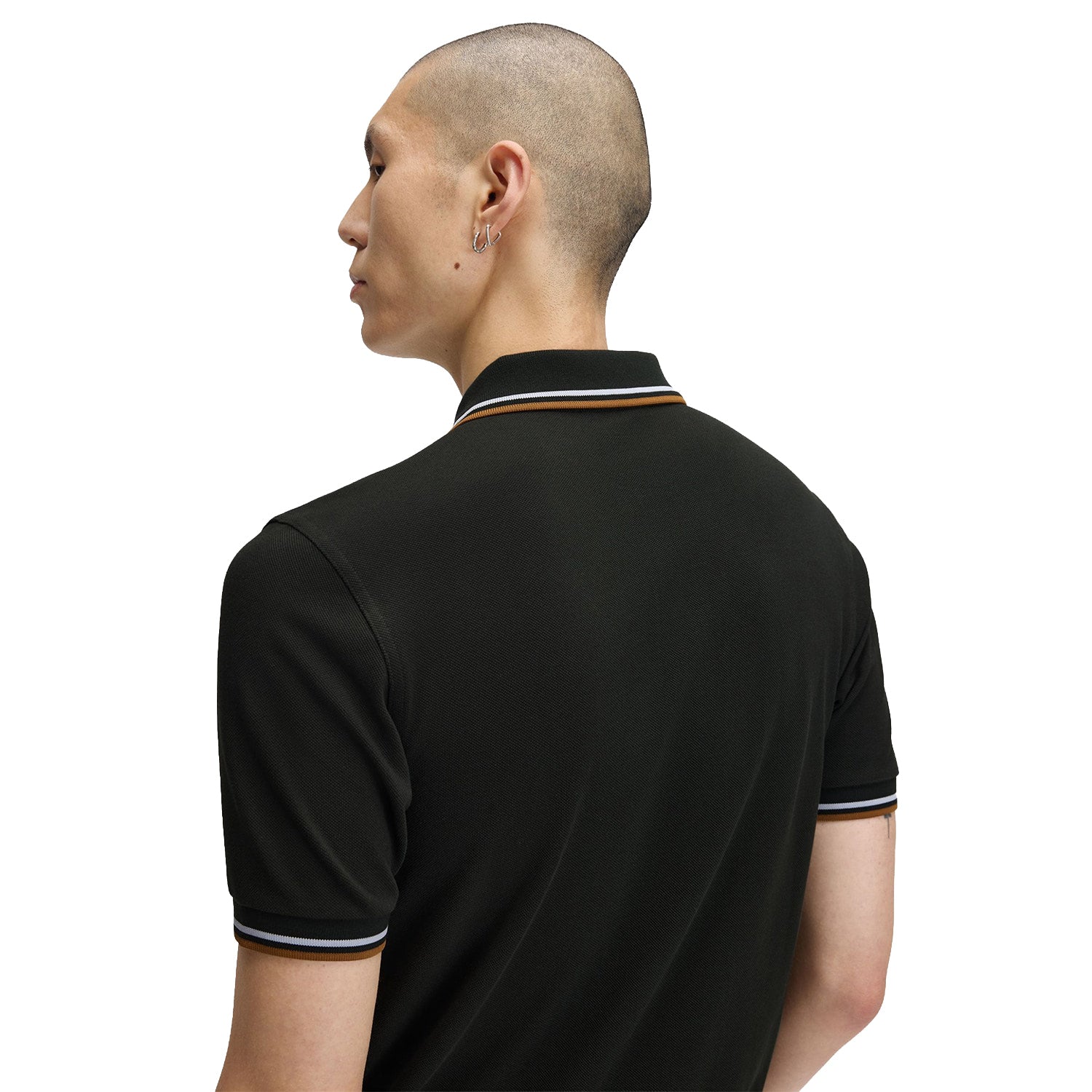 Fred Perry Twin Tipped Polo Shirt Night Green/Dusky Blue  - M3600-78C