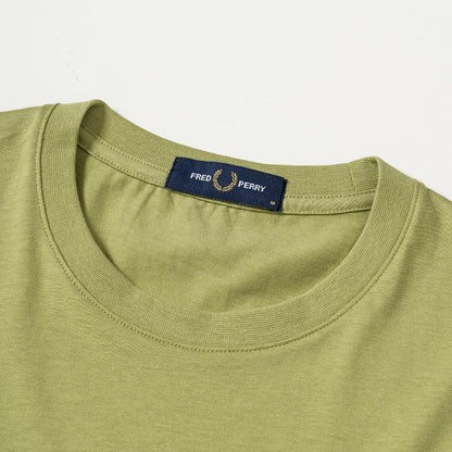 Fred Perry Block Print T-Shirt Sage Green  - M3664-P05