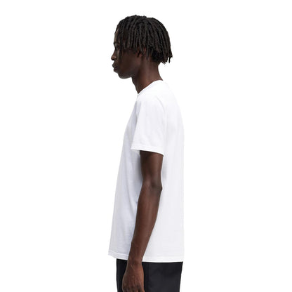Fred Perry Embroidered T-Shirt White  - M4580-100