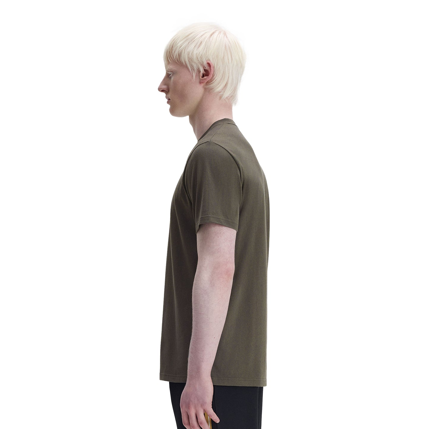 Fred Perry Embroidered T-Shirt Field Green  - M4580-148