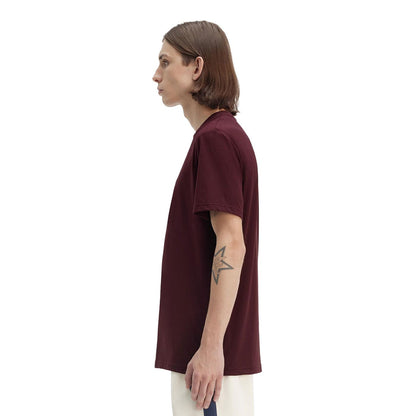 Fred Perry Embroidered T-Shirt Oxblood  - M4580-K22
