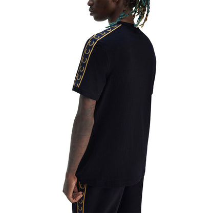 Fred Perry Contrast Tape Ringer T-Shirt Navy/Honeycomb  - M4613-W75