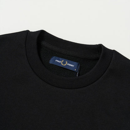 Fred Perry Embroidered Sweatshirt Black