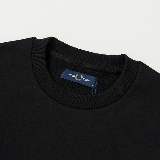 Fred Perry Embroidered Sweatshirt Black