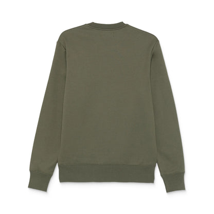 Fred Perry Embroidered Sweatshirt Laurel Wreath Green  - M4727-W19