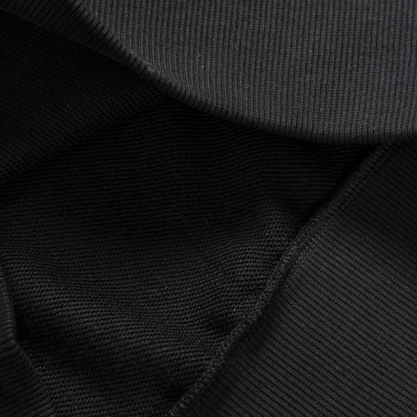 Fred Perry Tipped Sleeve Half Zip Sweatshirt Black  - M5545-102