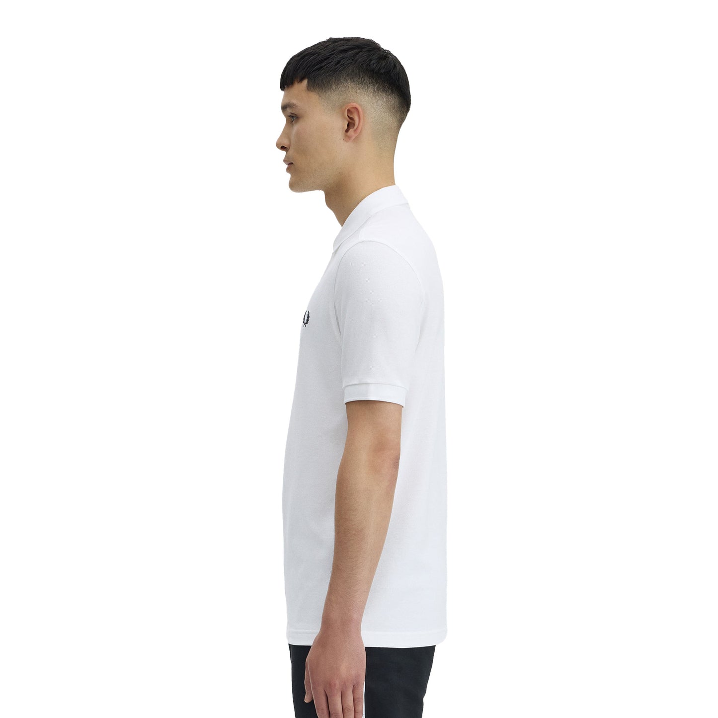 Fred Perry M6000 Polo Shirt White/Navy