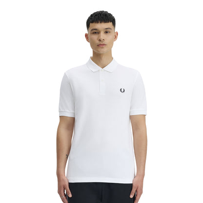 Fred Perry M6000 Polo Shirt White/Navy