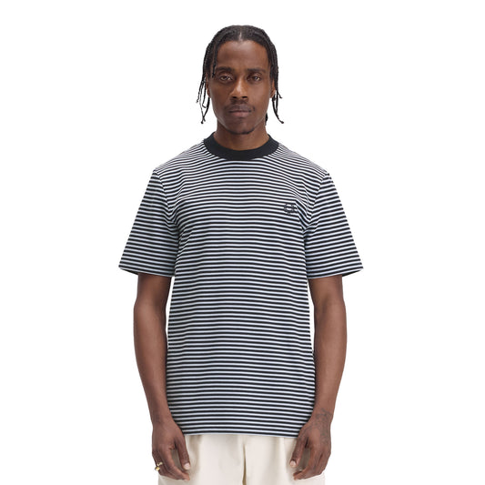 Fred Perry Fine Stripe T-Shirt Navy  - M6581-608