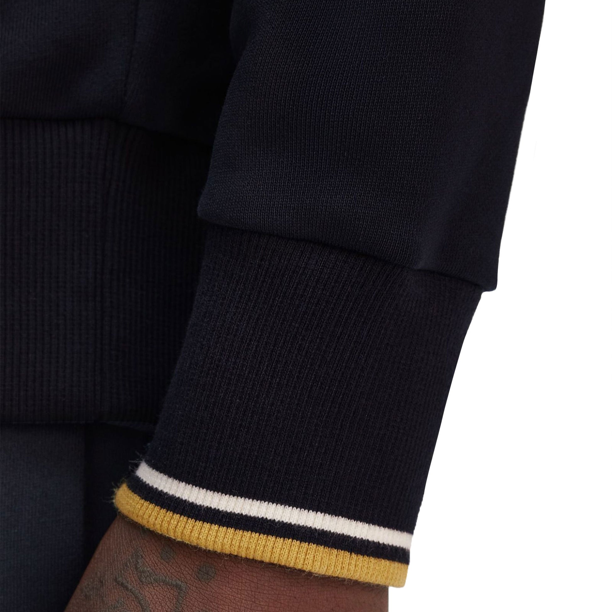 Fred Perry Crewneck Sweatshirt Navy/Ecru/Honeycomb  - M7535-W53