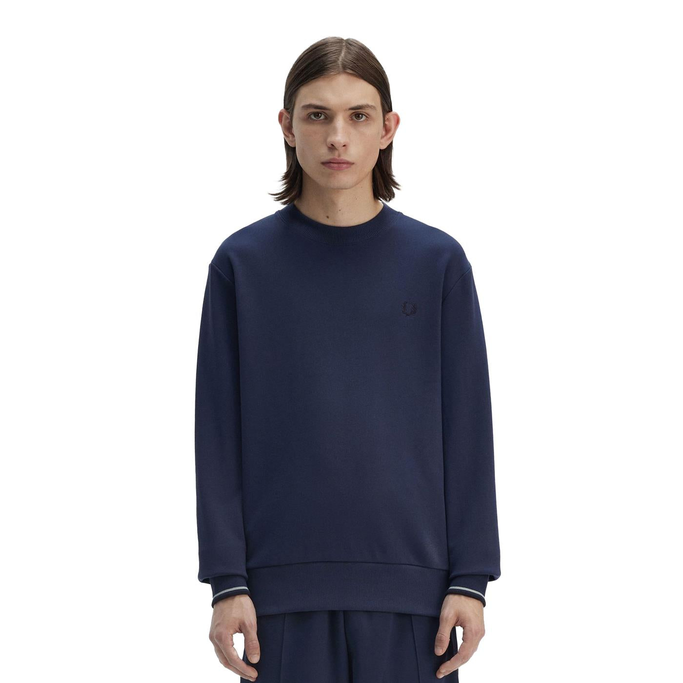 Fred Perry Crewneck Sweatshirt Tennis Blue  - M7535-X86