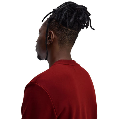 Fred Perry Crewneck Sweatshirt Burnt Red/Sport Green/Navy  - M7535-Z62