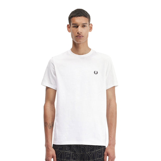 Fred Perry Laurel Wreath Graphic T-Shirt White  - M7784-100