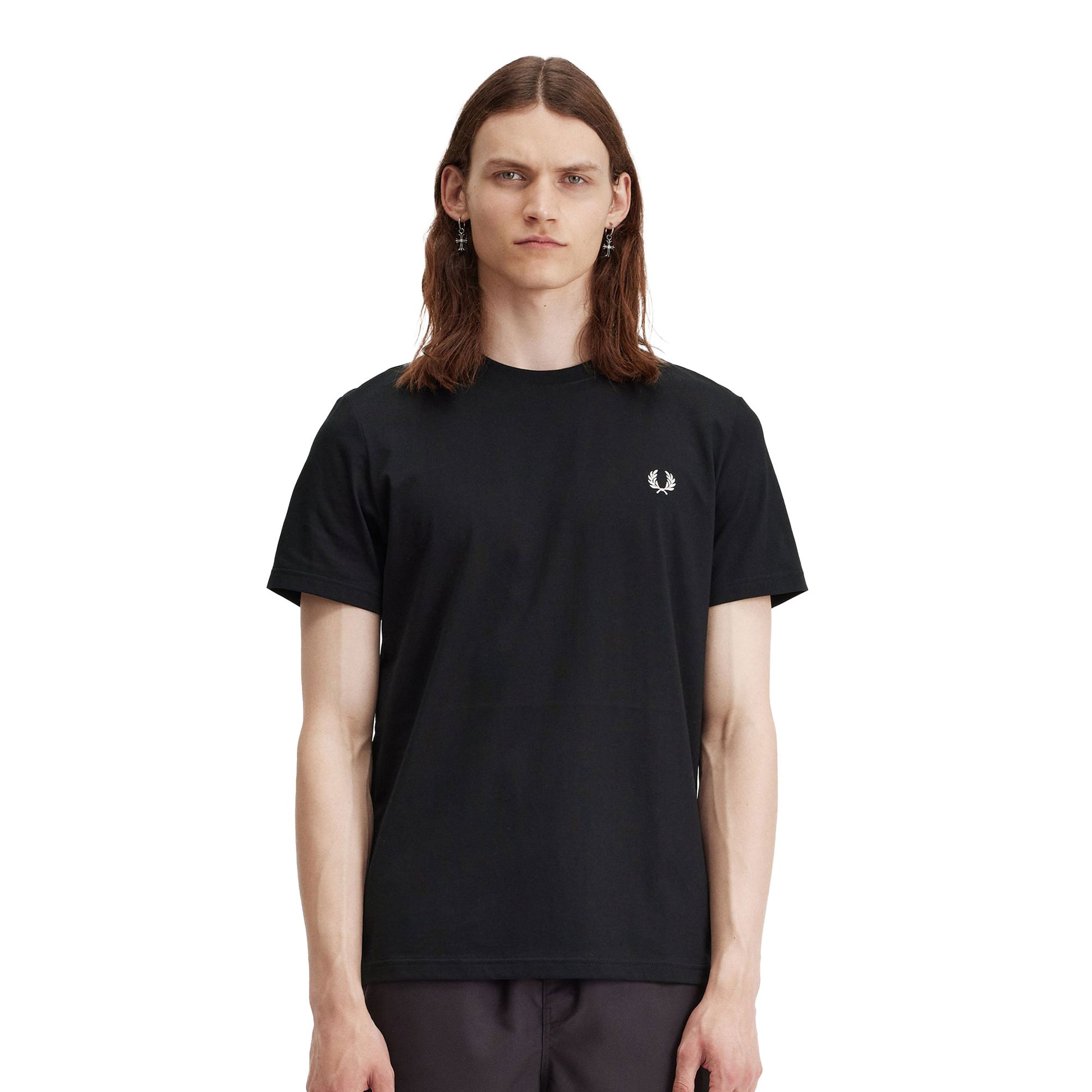 Fred Perry Laurel Wreath Graphic T-Shirt Black  - M7784-102