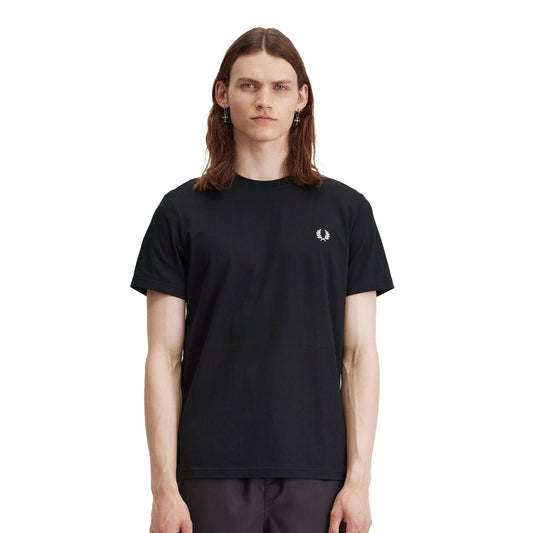 Fred Perry Laurel Wreath Graphic T-Shirt Black  - M7784-102