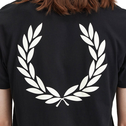 Fred Perry Laurel Wreath Graphic T-Shirt Black  - M7784-102
