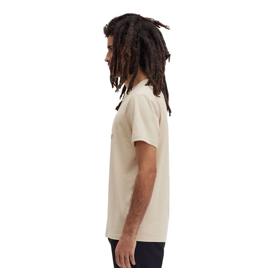 Fred Perry Graphic T-Shirt Oatmeal  - M8588-691