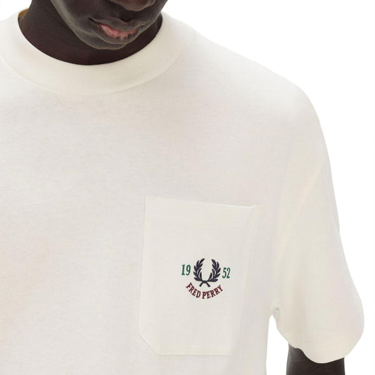 Fred Perry Relaxed 1952 T-Shirt Ecru  - M9827-560