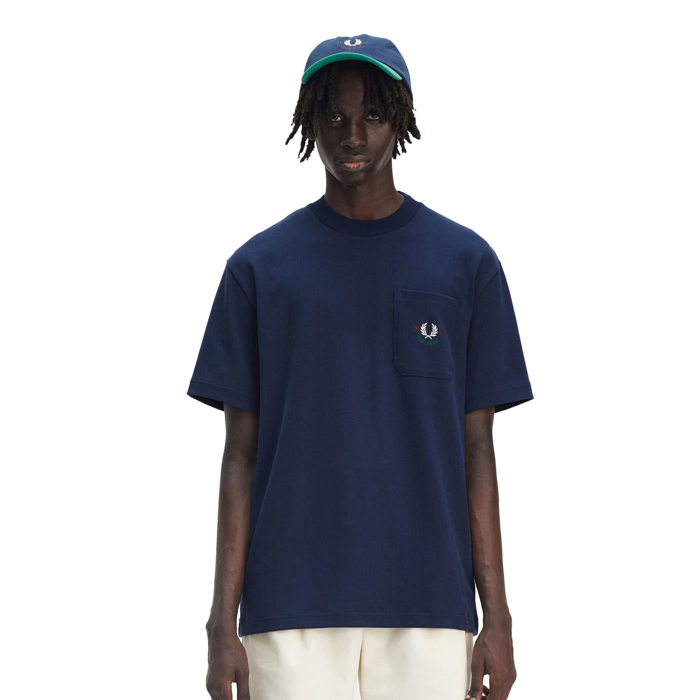 Fred Perry Relaxed 1952 T-Shirt Tennis Blue  - M9827-X86