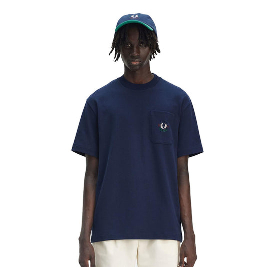 Fred Perry Relaxed 1952 T-Shirt Tennis Blue  - M9827-X86