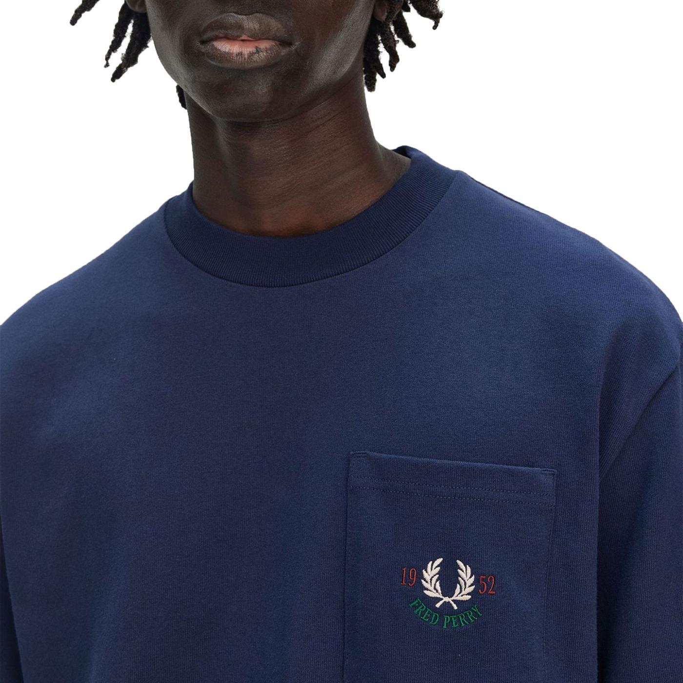 Fred Perry Relaxed 1952 T-Shirt Tennis Blue  - M9827-X86