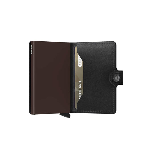 Secrid Miniwallet Original Black/Brown  - MBLACKBROWN