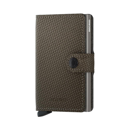 Secrid Miniwallet Carbon Khaki  - MCAKHAKI